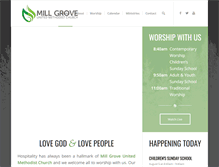 Tablet Screenshot of millgrove.org